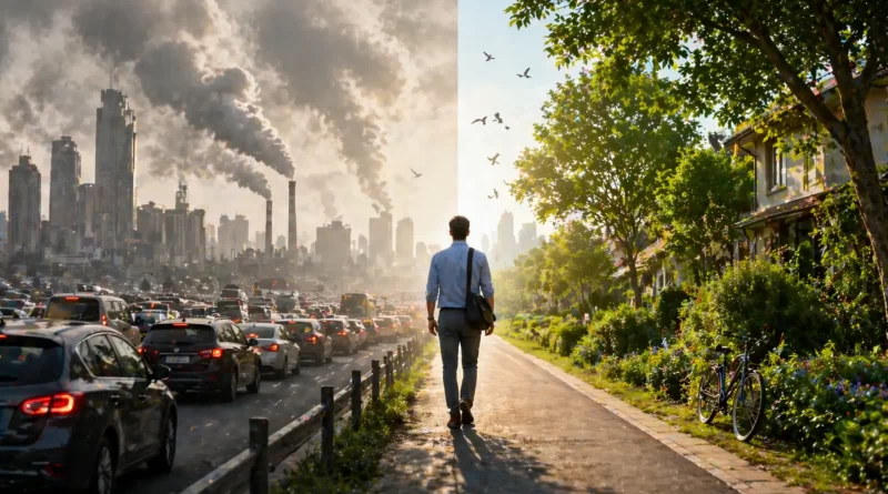 trabalho híbrido emissões de carbono