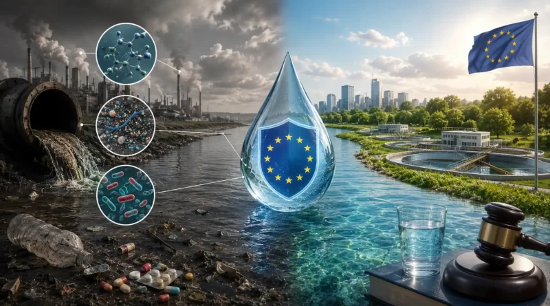 PFAS, microplásticos e resistência antimicrobiana: a nova lei europeia da água entrou em vigor