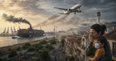 Aviação e navegação poluem mais - e as comunidades junto a portos e aeroportos pagam o preço