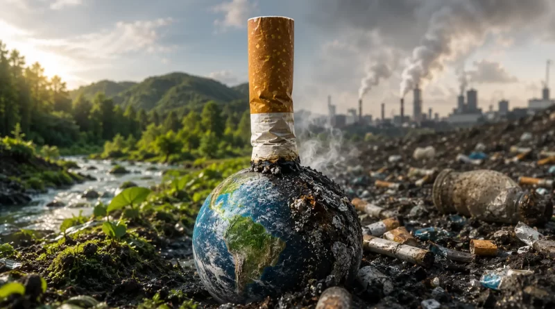 O cigarro também destrói o planeta: o impacto ambiental oculto do tabaco