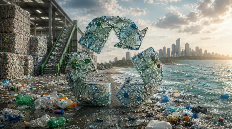 O paradoxo do plástico reciclado: quando reciclar não chega