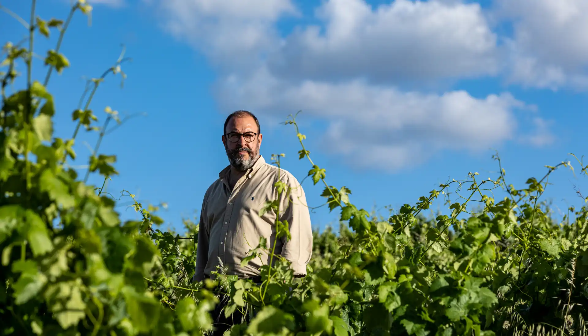 Luís Serrano Mira, proprietário da Herdade das Servas, produtor fundador e anfitrião do Regenerative Wine Fest viticultura