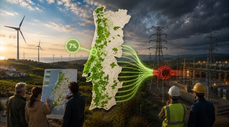 Mapa Verde em consulta pública: 7% do território português pode acelerar renováveis, mas o verdadeiro obstáculo está na rede eléctrica