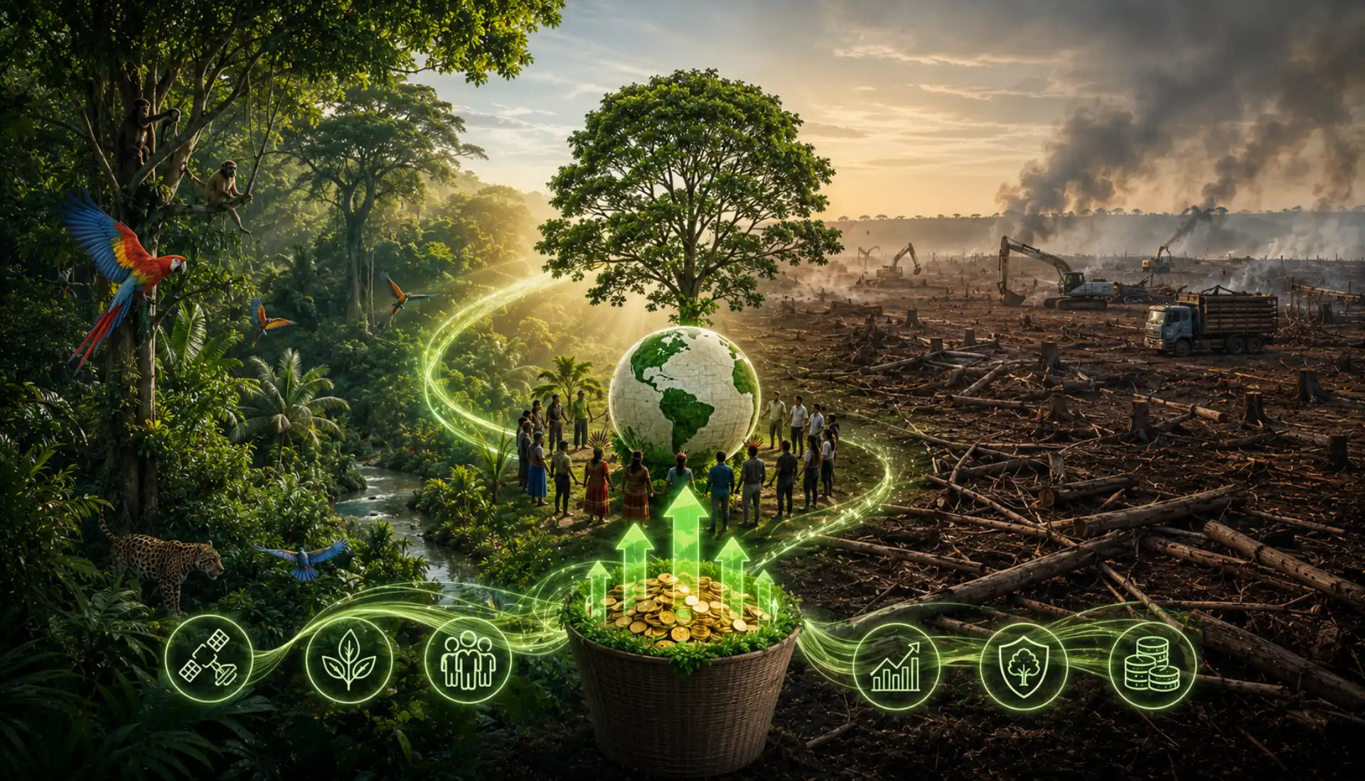 Florestas tropicais: entre a queda do desmatamento e o nascimento de um fundo histórico
