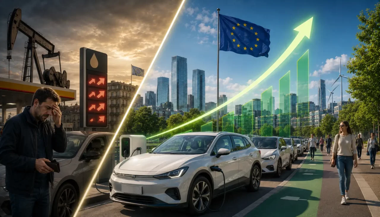 Petróleo caro está a fazer o que os subsídios não conseguiram: as vendas de carros elétricos dispararam na Europa