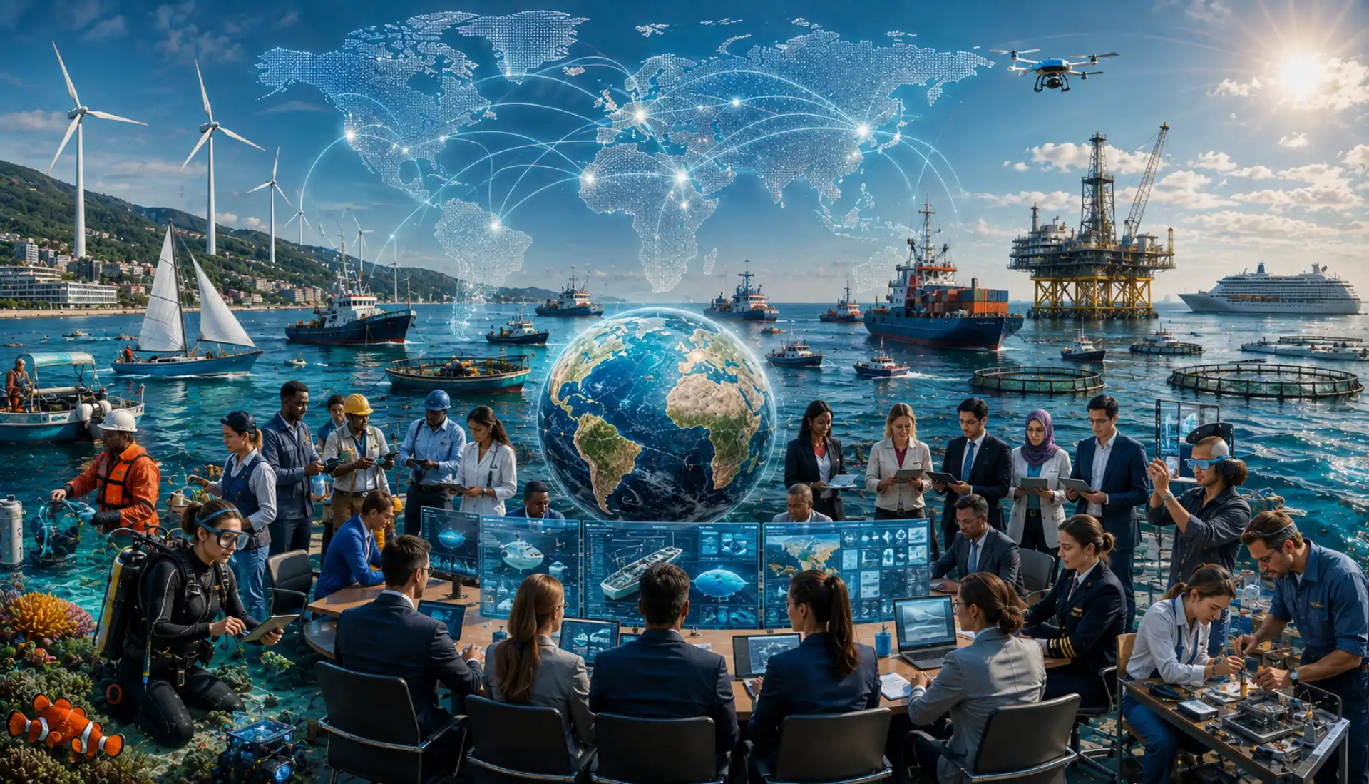 1.700 ofertas, 76 países: o retrato do mercado de trabalho da economia azul