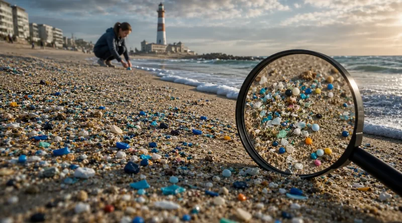 A areia que não se vê: microplásticos invadem a Praia da Barra