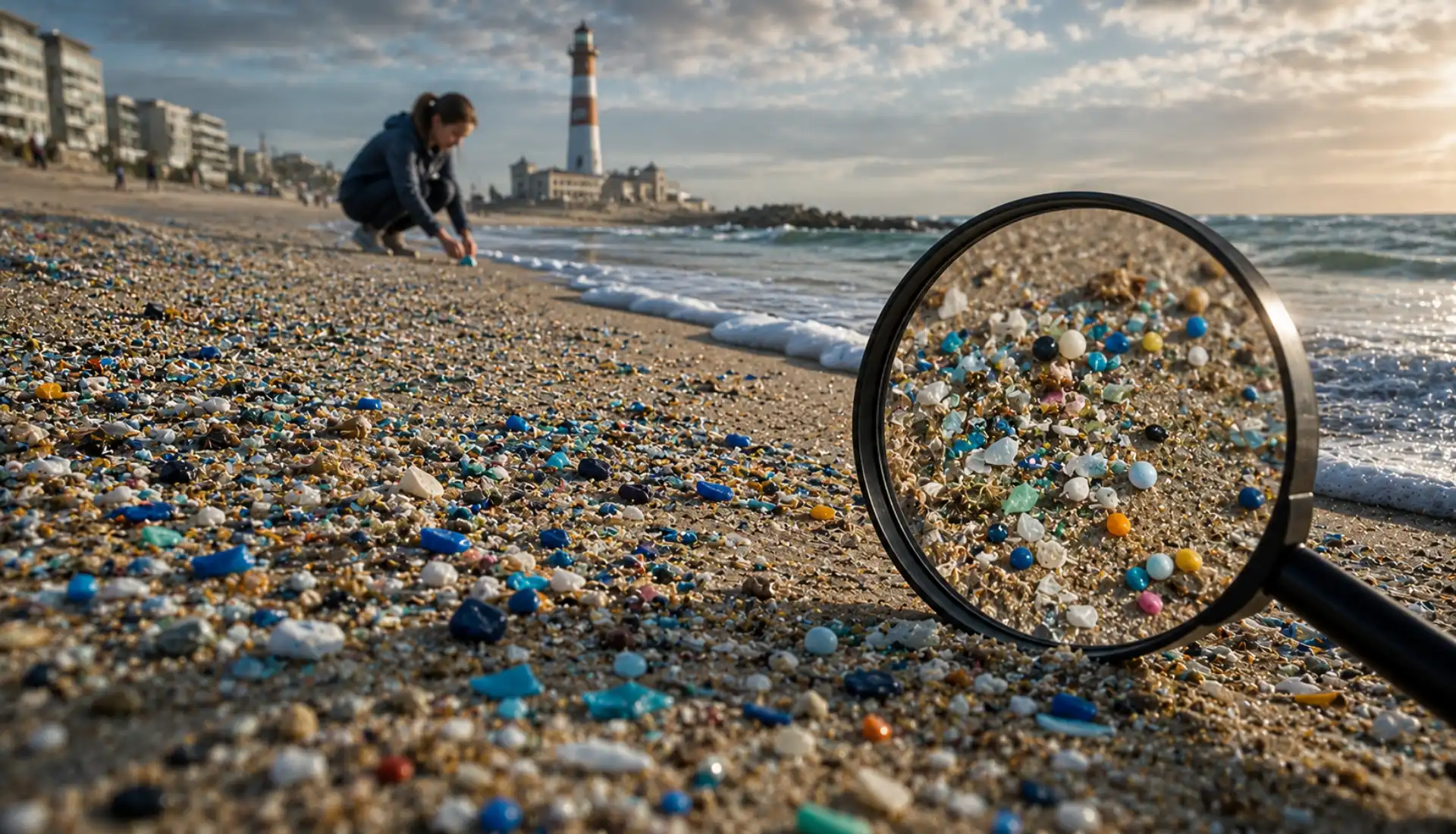 A areia que não se vê: microplásticos invadem a Praia da Barra