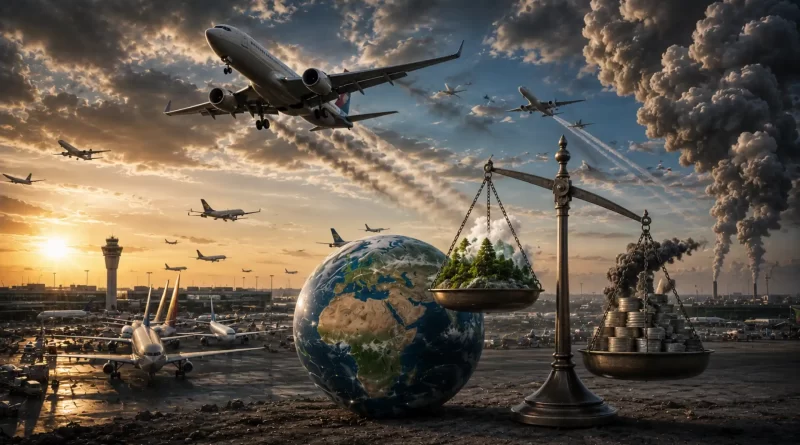 A aviação europeia está em máximos de emissões, e o sistema global que devia compensar falha